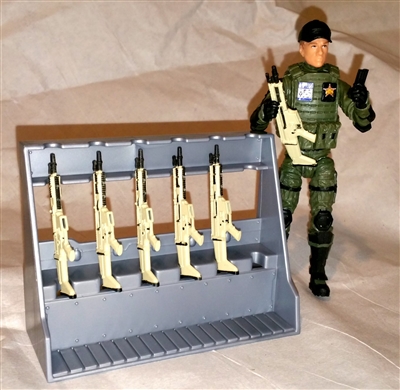 Buy KNL HOBBY action figure 1/6 ZY TOYS 1/6 accessories scene soldier  weapon rack wooden tripod third generation improved Online at Low Prices  in India 