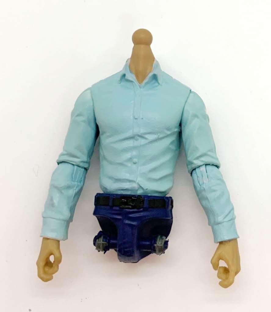 Male Dress Shirt Torso: LIGHT BLUE with LIGHT TAN (Asian) Skin Tone (NO  Legs OR Head) - 1:18 Scale Marauder Task Force Accessory