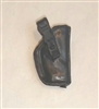 Pistol Holster: Small Right Handed BLACK Version - 1:18 Scale Modular MTF Accessory for 3-3/4" Action Figures