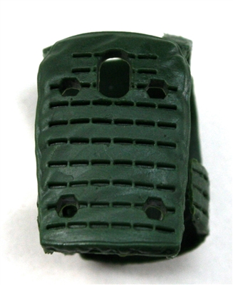 Male Vest: Plate Carrier Type DARK GREEN Version - 1:18 Scale Modular MTF Accessory for 3-3/4" Action Figures