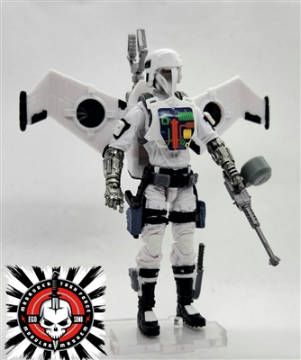 Marauder "ARCTIC CYBER TROOPER" Geared-Up MTF Male Trooper - 1:18 Scale Marauder Task Force Action Figure