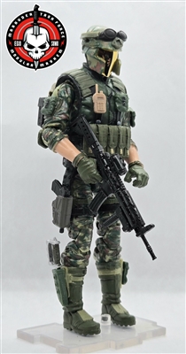 Marauder "JUNGLE TROOPER"  Geared-Up MTF Male Trooper - 1:18 Scale Marauder Task Force Action Figure