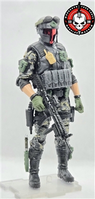 Marauder "NIGHTFALL TROOPER"  Geared-Up MTF Male Trooper - 1:18 Scale Marauder Task Force Action Figure