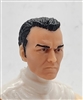 Male Head: "KELLY" LIGHT Skin Tone with BLACK Hair - 1:18 Scale MTF Accessory for 3-3/4" Action Figures