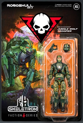 Marauder Red Shadows JUNGLE WOLF TROOPER Geared-Up Carded Figure- 1:18 Scale Marauder Task Force Action Figure