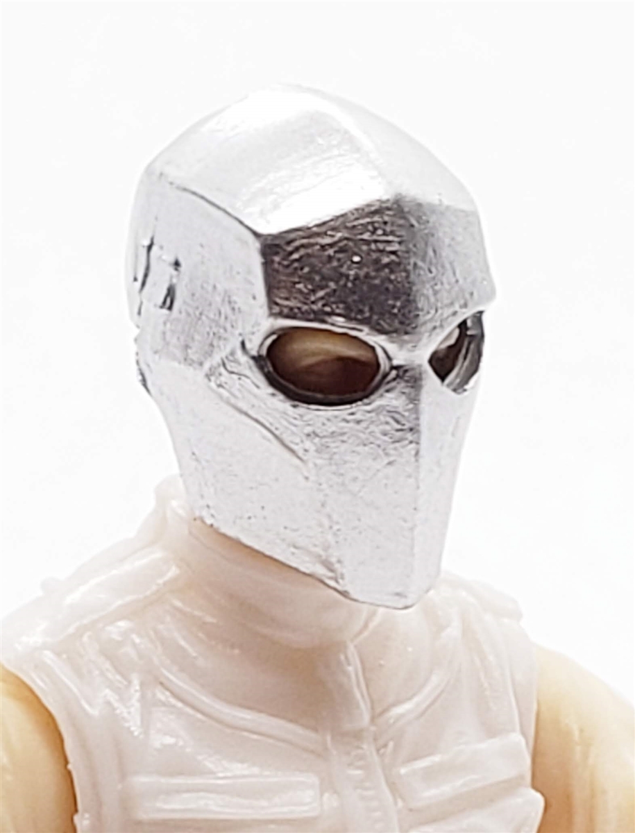 Armor Mask: SILVER Version - 1:18 Scale Modular Accessory for 3-3/4" Action Figures